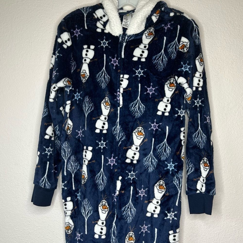 Disney Frozen One Piece Hoody‎ Pajamas - Picture 2 of 7